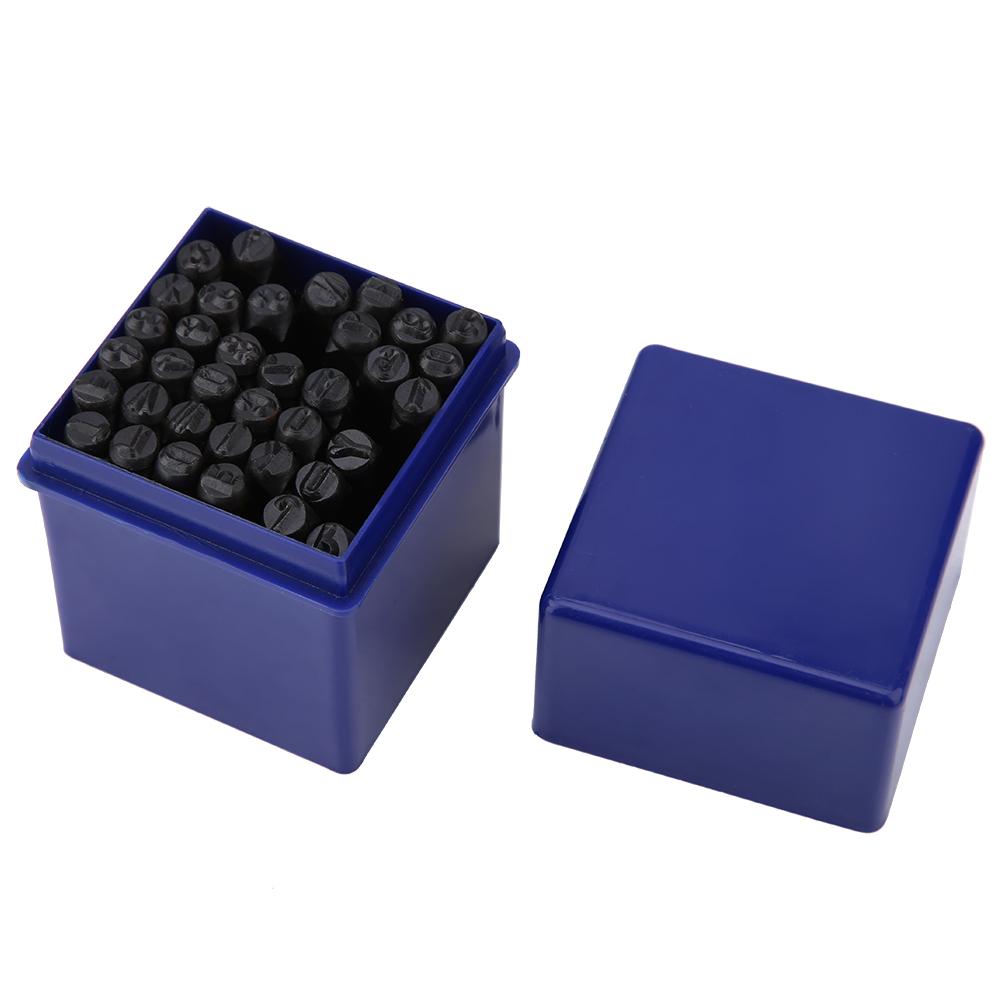 36pcs set 5mm Steel Alphabet Letter & Number Stamp Punch Die Tool Kit