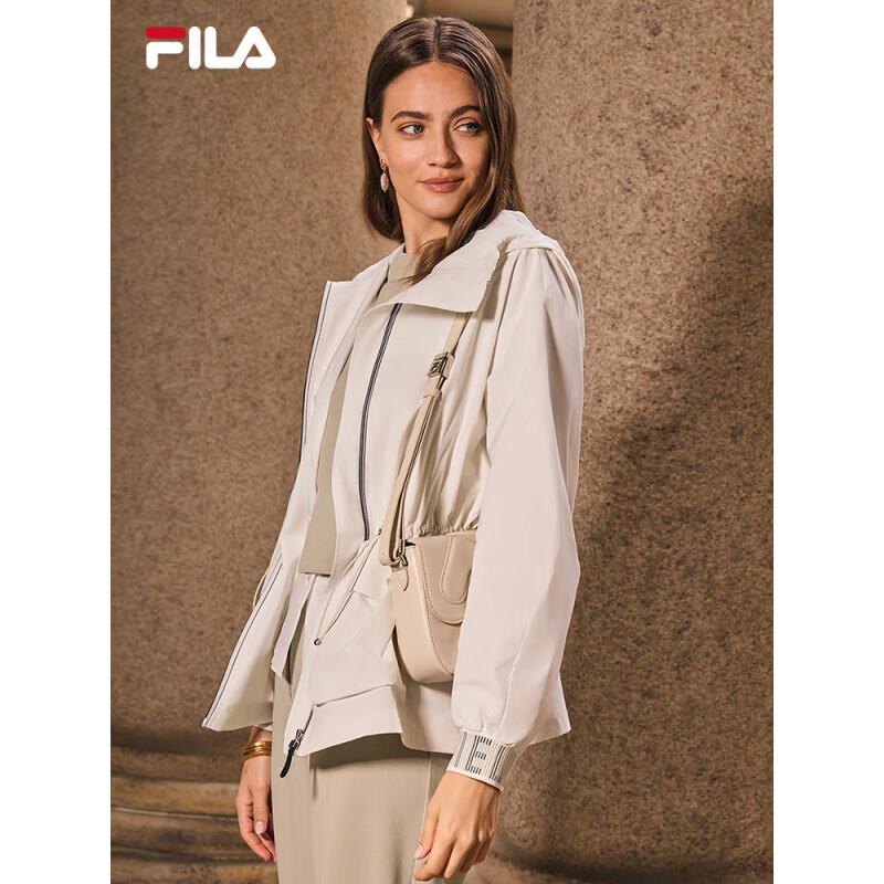 FILA Emerald Women s Hooded Waist-Cinching Jacket L