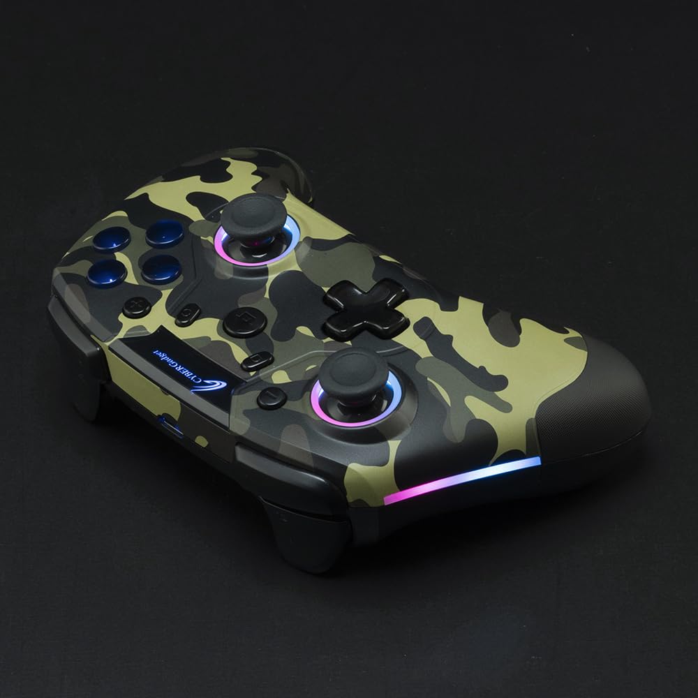 CYBER Gaming Controller HG Wireless Type Camouflage Green (for SWITCH)