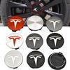 4 Stück/Set ABS 56mm Tesla Original Auto Radnabenkappen Logo Emblem Für Tesla Model 3 Y S X Felgen Radnabenabdeckungen Kappen Abzeichen Zubehör