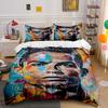 Abstract Portrait with Colors. Bedding Sets Duvet Cover Sets Duvet Covers Pillowcases(1 * Duvet Cover 2 * Pillowcases Without Duvet Insert)