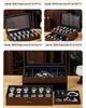 2025 Walnut Wood Grain Watch & Sunglasses Storage Box