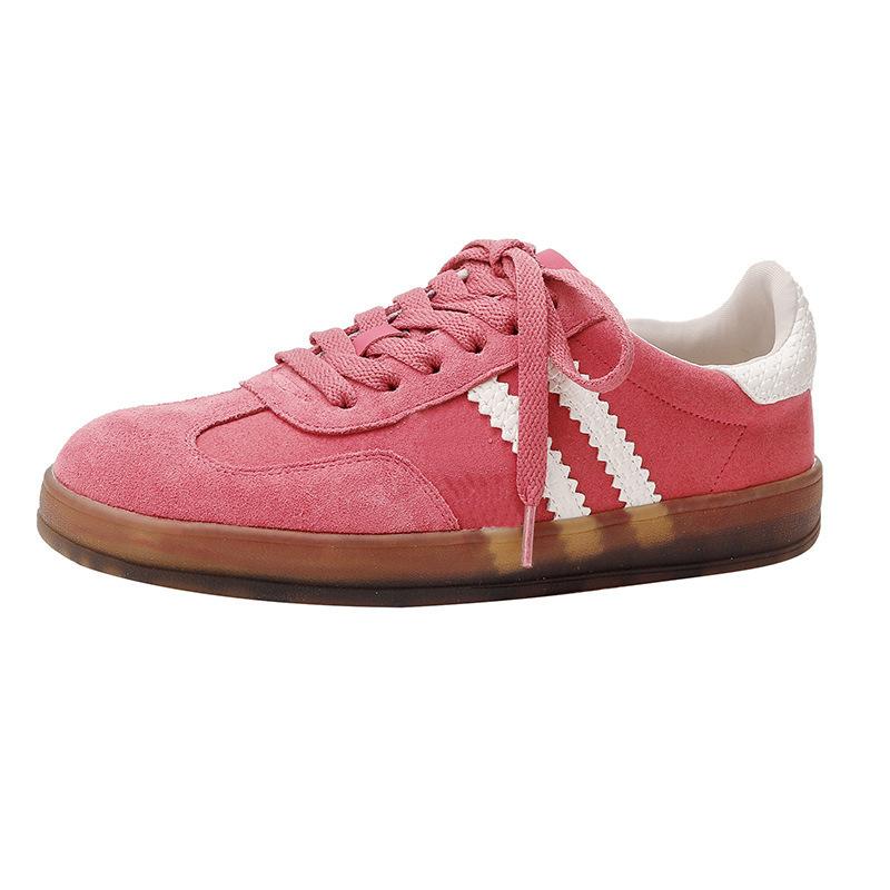 New women's shoes retro leather versatile sports casual low-top women's shoes