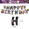 Nightmare Before Christmas Party Supplies Include a Banner Cake Topper Balloon