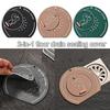 Anti Odor Floor Drain Cover Silicone Kitchen Sink Seal Mat  for Bathroom Hair Collection