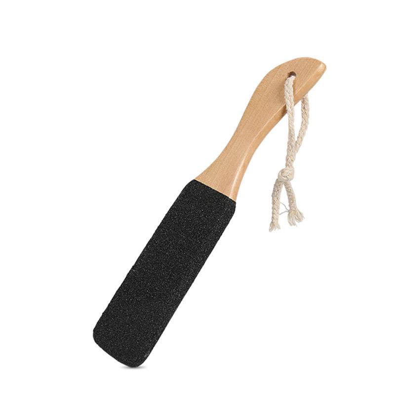 Double-sided Foot Rasp File Sturdy Wood Handle Exfoliating Calluses Horny Cleaner Foot Grinder