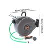 Automatic Retractable Garden Hose Reel PVC Easily Install 180° Rotation 15m