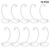 5/10pcs Home Decor Bauble Holder Stand Iron Stand Plant Micro Landscape Hanging Supporter For Bedroom Decor Garden Ornament