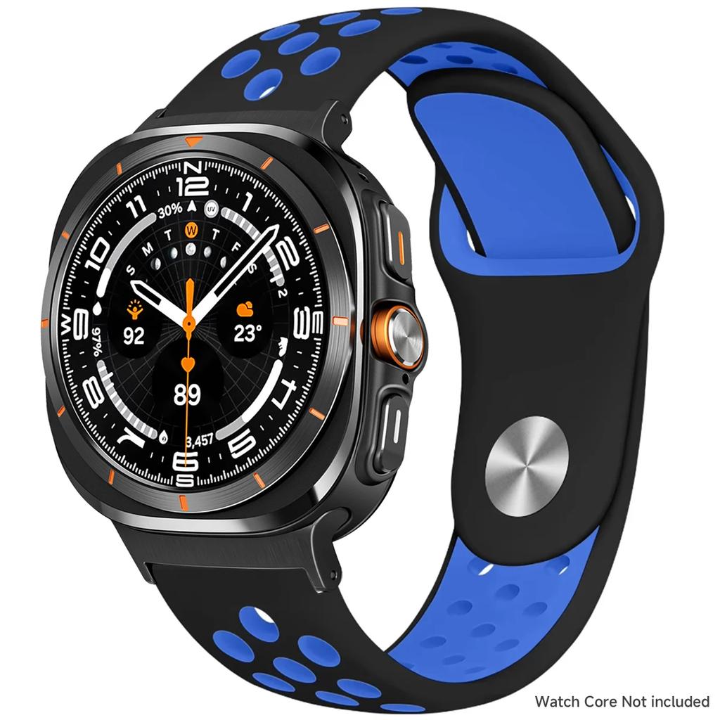 Silicone Strap For Samsung Galaxy Watch 8 40mm 44mm 8 Classic 46mm Sports Breathable Bracelet For Galaxy Ultra 2025 47MM Band
