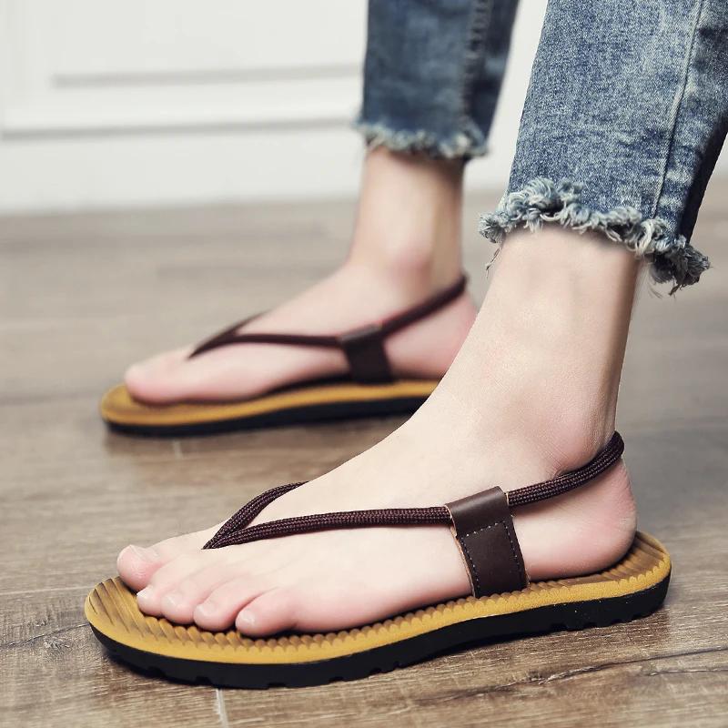 Fashion Men's new flip flops super comfortable and fashionable men's flip flops summer beach flip flops men's fashionable breathable