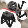 2x Foldable Stools Lightweight Outside Camping Stool for Bathroom Beach Yard