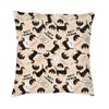 Custom Cute Dachshund Dog Pillow Case 45X45Cm For Living Room Nordic Cushion Cover Velvet Pillowcase
