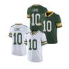 Green Bay Packers Inspired Football Jersey Mens Breathable Quick Dry Embroidered Team Sports Apparel