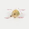 Brass Fitting Brass Copper Tube Adapter Female-Male 1/4" 3/8" 1/2" 3/4" Brass Pipe Fitting Reducer Joint