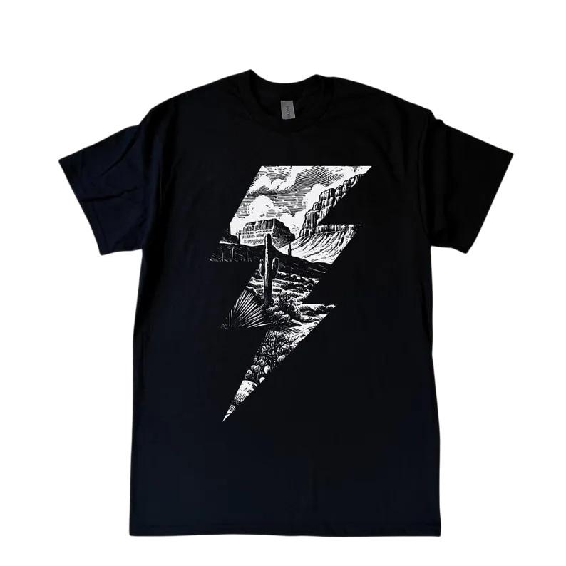 Lightning Bolt Desert Cactus Retro 90s Shirt, Vintage Desert T-shirt