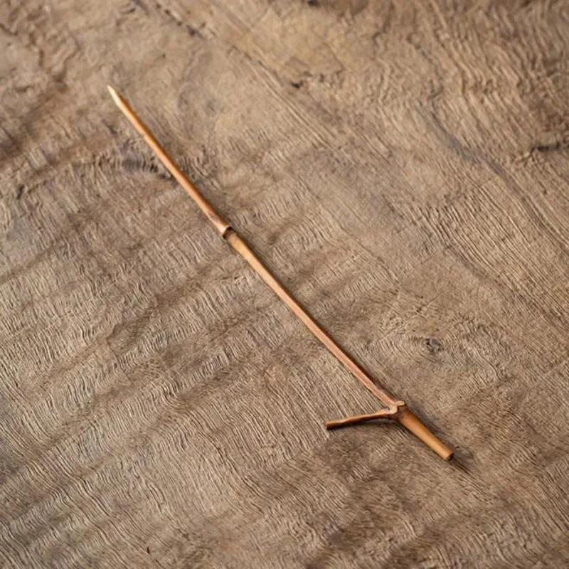 

18 см Ручная бамбуковая ложка для маття, совок для чая, палочки для чайных листьев, игла для чая, принадлежности для церемонии (1PC) 1pc