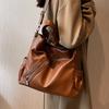 IELGY Fashionable All-Match Texture Commuter Shoulder Messenger Bag Large Capacity