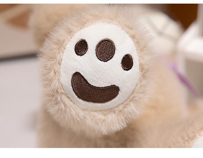 Small Tricolor Ribbon Teddy Bear Plush Doll - 7 or 8 Inch Gift