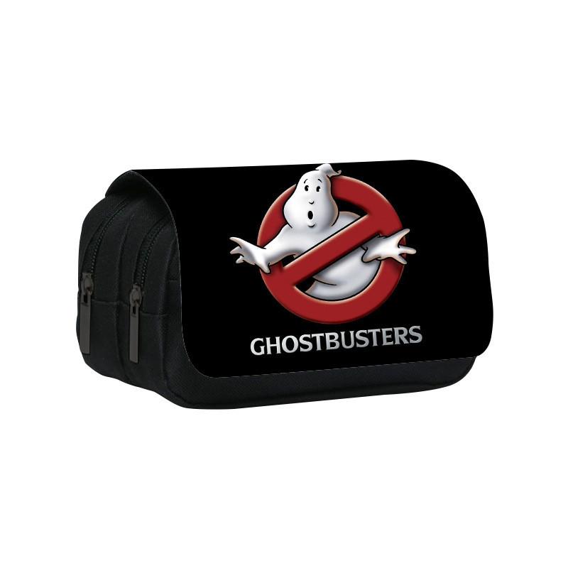 

Ghostbusters Pattern Double Layer Flip Cover Stationery Storage Bag For Students 1