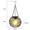 Solar Lantern Led Light 3000k Daylight Sensor Lights Outdoor Waterproof Garden Lamps Vintage Holiday Decoration Landscape Hollow