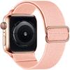 Fabric Braided Solo Loop Nylon Strap For Apple Watch SE 6 Band 44mm 40mm 38mm 42mm Elastic Bracelet for iWatch Series 6 5 4 3 2 1 SE