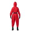 Red Calamari Cosplay Costumes For Adult Teens Games Jumpsuit Halloween Party Tracksuit Outfits Role Play Costume