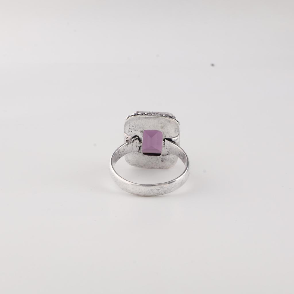 Amethyst Gemstone 925 Sterling Silver Jewelry Handcrafted Rings For Birthday Gift, February Birthmonth Jewelry, Wedding Ring RR-74-13