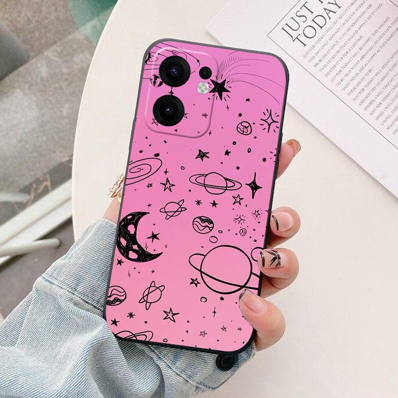 For Oppo Reno13 F 4G 5G Case Reno 13 Pro Cover Soft Slim Phone Case For Oppo Reno13 13F reno13F Back Cover Astronaut Painted