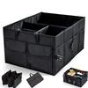 Boîte de rangement de voiture de grande capacité, organisateur de coffre de voiture, outil de stockage de fret pliable, écologique, Super Durable, boîte de coffre de camions automobiles