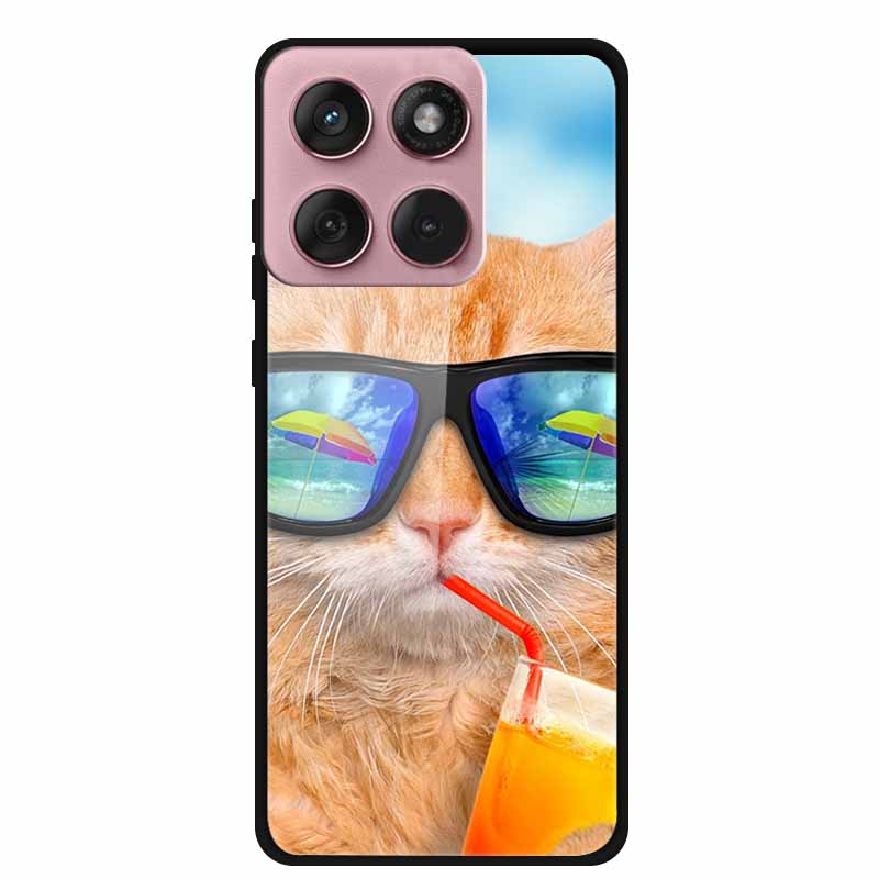 For Motorola Edge 60 60s 5G Case Hard Back Cover Tempered Glass Case For Motorola Edge 60 Fusion Phone Case Soft TPU Bumper Para