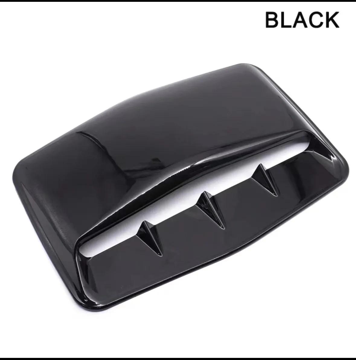 

Универсальный автомобильный воздухозаборник, карбоновое основание капота, декоративная крышка с лентой, наружный капот, аксессуары для воздухозаборника автомобиля Black