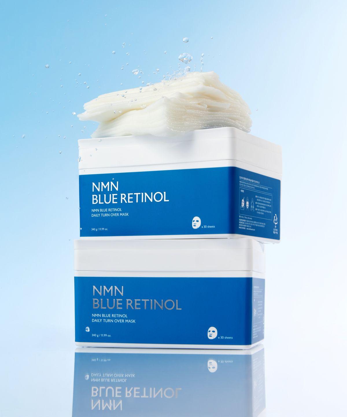[30 Sheets] NMN Blue Super Retinol Daily Turnover Mask
