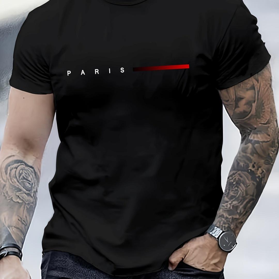 

Summer loose printed casual slim fit round neck short sleeved T-shirt top XS