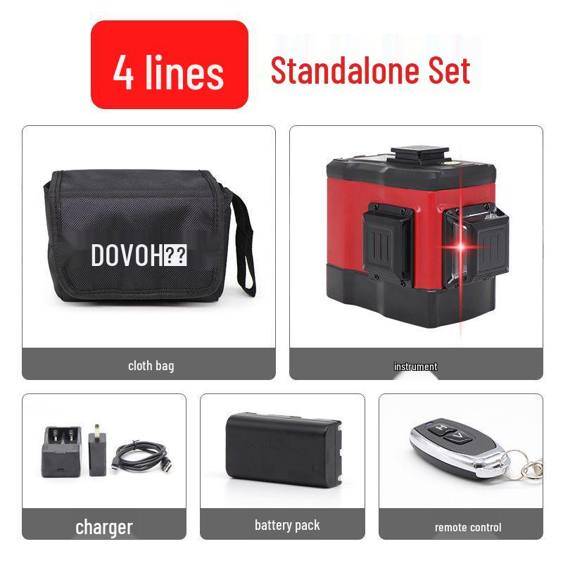 

Duwei High Precision Infrared Laser Level with Strong Red Light and Automatic Leveling for Outdoor Use