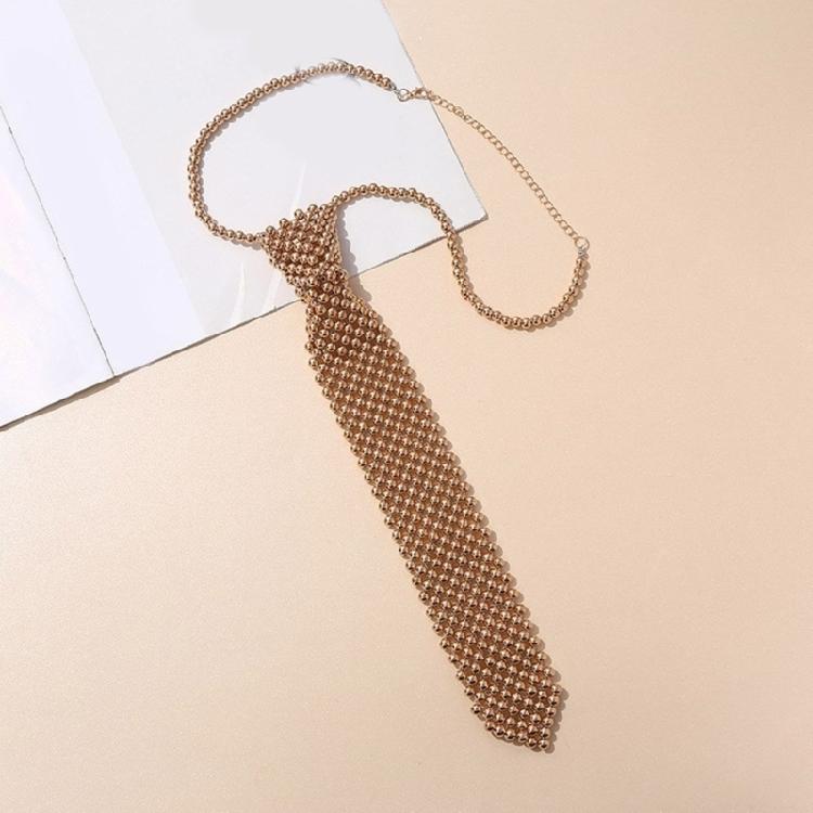 Elegant Pearl Necktie Unique Pearl Necklace for Girl and Women Social Gatherings