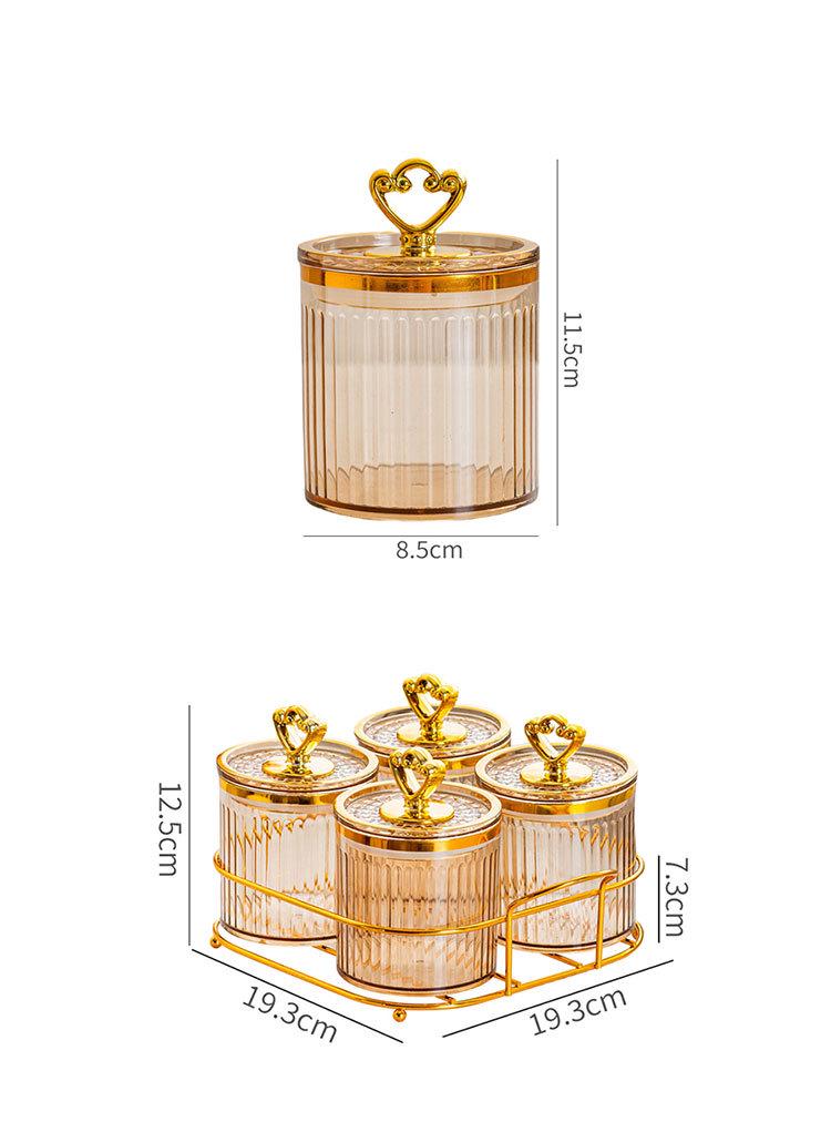Thickened Food-Grade Jar Set with Lid for Snacks & Dried Goods Storage