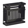 Kitchen Knives Chopstick Rack with Draining Tray Wall Mounted Multifunctional Utensil Knives Holder