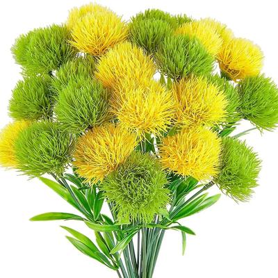 10/5Pcs Dandelion Artificial Flowers Plants Bouquet Plastic Fake Flower for Home Wedding Table Decoration DIY Floral Arrangement