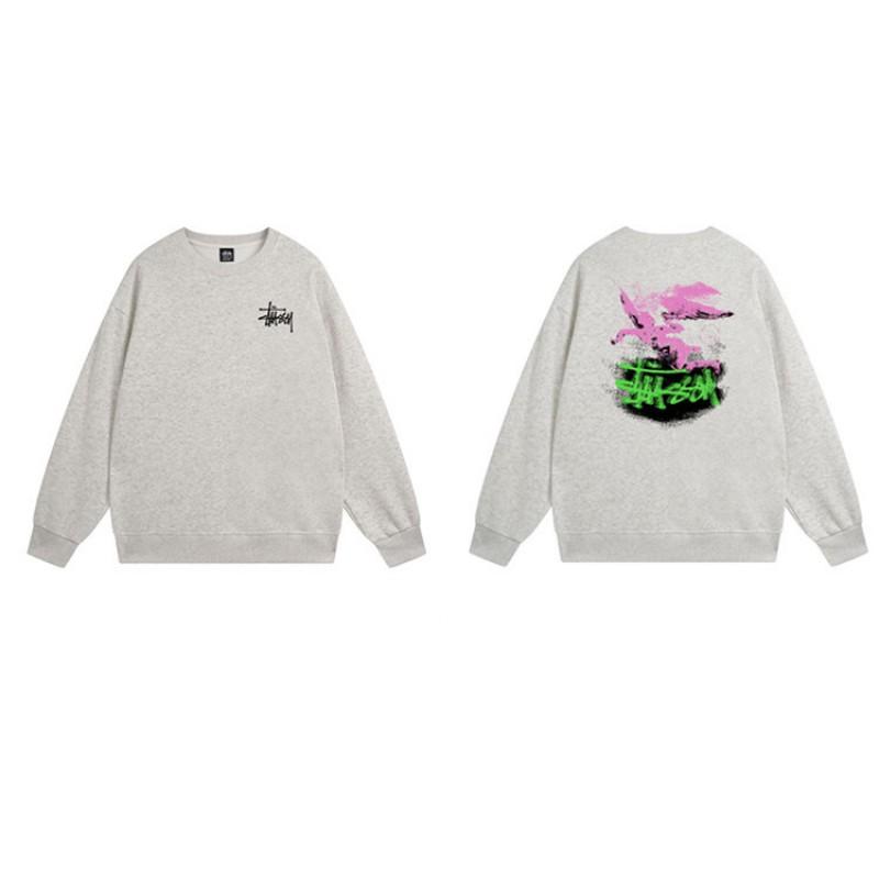 Unisex Oversized Crewneck Fleece-Lined Cotton Sweatshirt With Dice Letter Print Winter Casual Wear