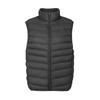 Women's Lightweight Down Vest Stand Collar Zip Up Sleeveless White Duck Down Padded Waistcoat Gilet