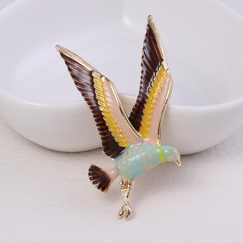 

Брошь в виде капающей колибри, брошь со стразами, брошь из циркона, брошь в виде животного из мультфильма, металлическая булавка разноцветный