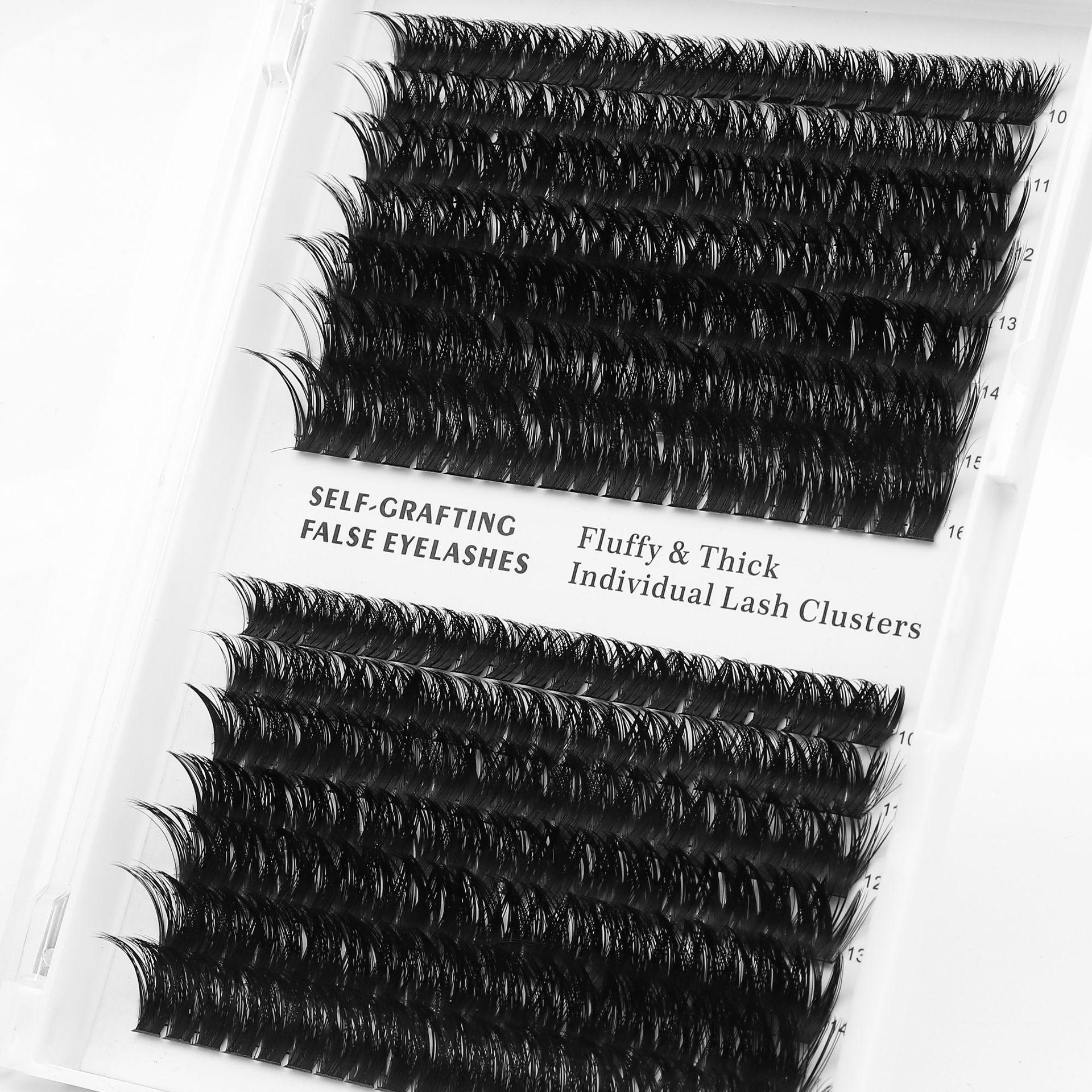 

3D Messy Hot Melt Hair 80D Single Cluster False Eyelashes Planting False Eyelashes Diy Self-Grafting Eyelashes