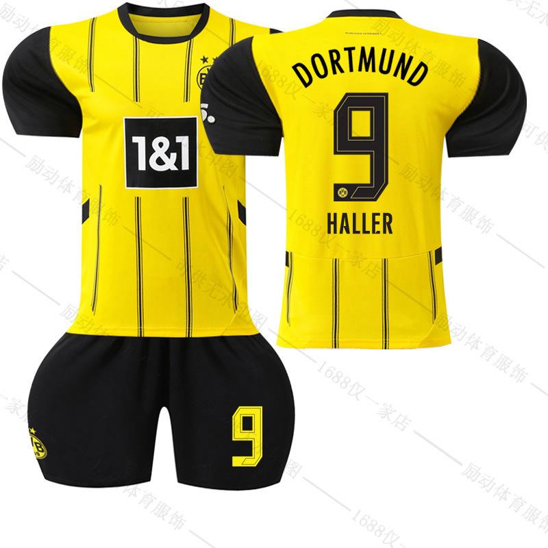 Football training jersey 2425 Dot home football jersey new bumblebee No. 10 Sancho 11 Royce jersey worker #16