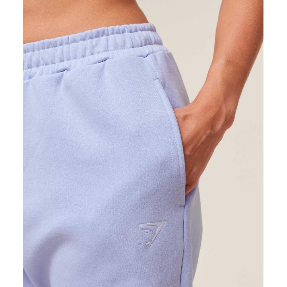 Gymshark Trainingsfleece-Jogginghose Peri Blau B7a4d Udr2