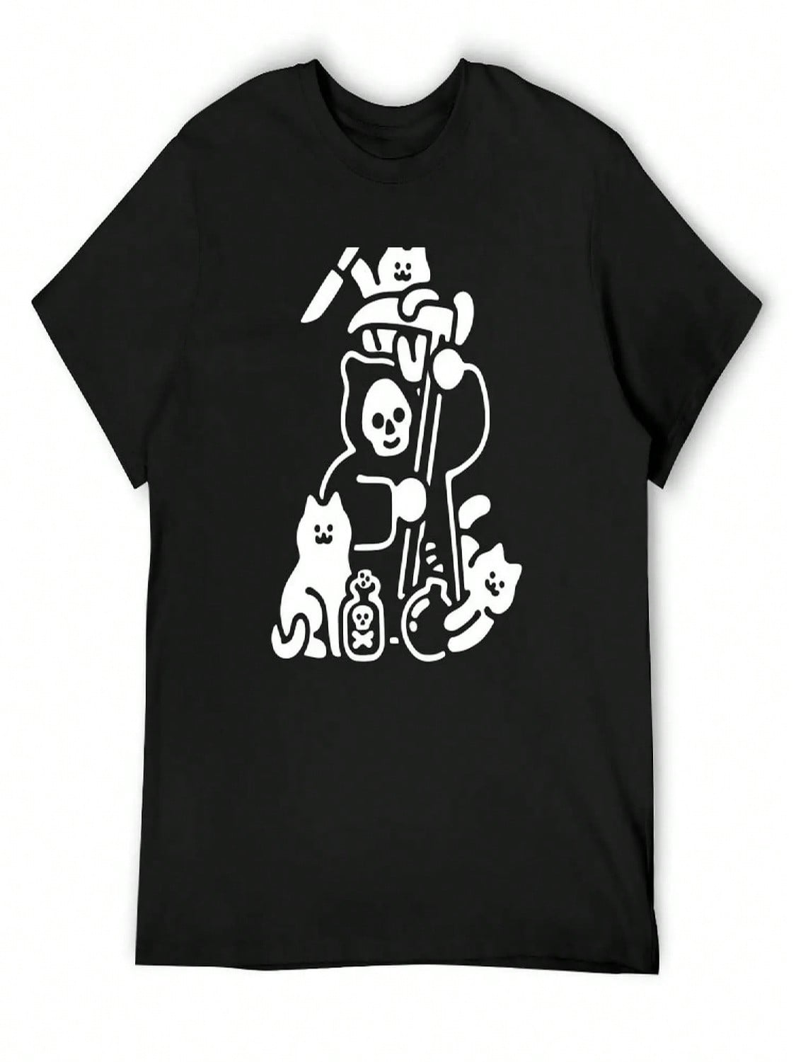 DEATH S LITTLE HELPERS T-Shirt Anime Figures Sweat Street Wear unisexs T Shirts Casual Stylish S разноцветный