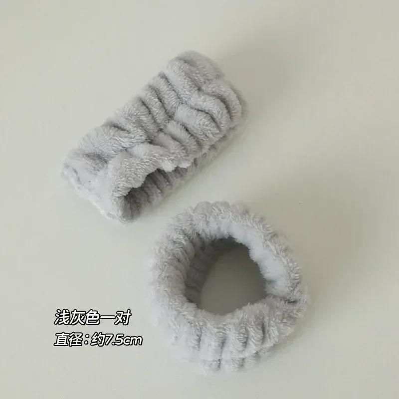 2pcs Face Wash Hand Wrist Strap Reusable Sweat Band Microfiber Towel Band Flexible Absorbent Wrist Strap Face Wash Comfortable