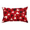 Valentine's Day Pillow Cover, Valentine's Day Heart Striped Wedding Cushion Cover, Sofa Decoration