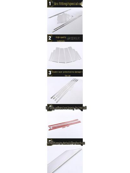 Compatible Buick Regal Window Trim: Stainless Steel Anti-Scratch Decorative Strips for 17 Models