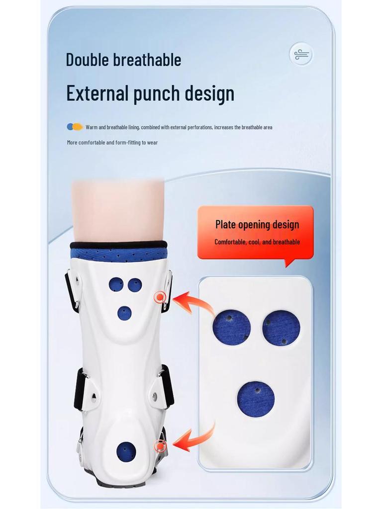 AULEX Adjustable Children's Achilles Tendon Boot - Breathable Sports Ankle Support
