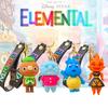 Niedlicher Elemental City PVC Schlüsselanhänger für Kinder und Erwachsene